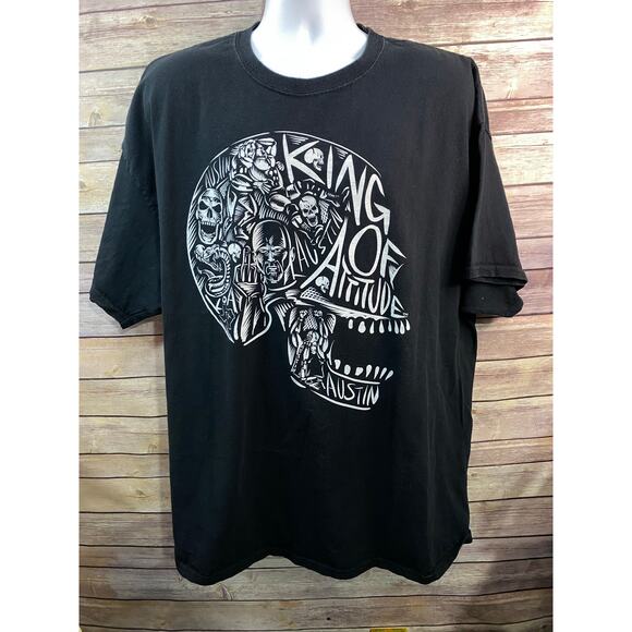 Stone Cold Steve Austin WWE King of Attitude Black T Shirt Size 3XL - Picture 1 of 10